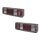 Rear Light Set left right 24 V LED P21W PY21W HELLA for various vehicles