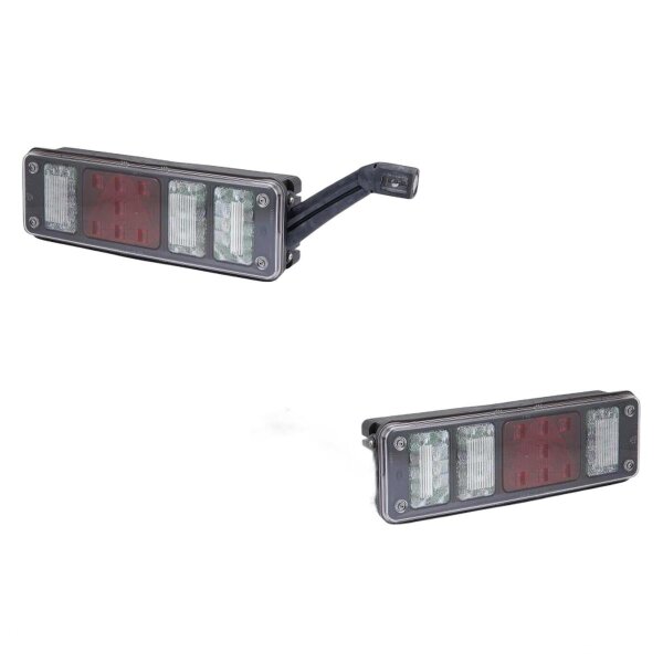 Rear Light Set left right 24 V LED HELLA suitable for FELDBINDER