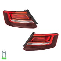 Rear Light Set left right 12 V W21W Halogen HELLA for...