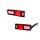 Rear Light Set left right 24 V LED HELLA suitable for various vehicles