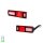 Rear Light Set left right 24 V LED HELLA suitable for various vehicles