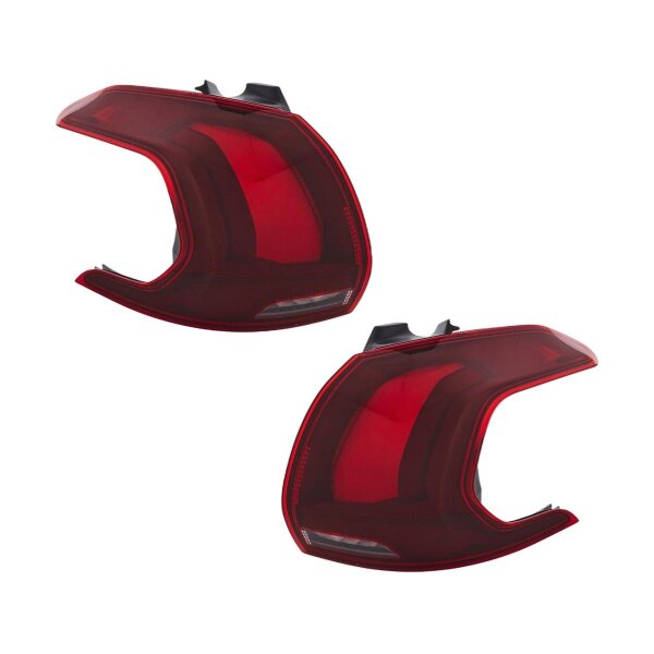 Rear Light Set left right 12 V LED HELLA suitable for PEUGEOT 2008
