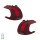 Rear Light Set left right 12 V LED HELLA suitable for PEUGEOT 2008