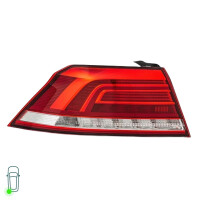 Rear Light Set left right 12 V LED HELLA suitable for VW PASSAT