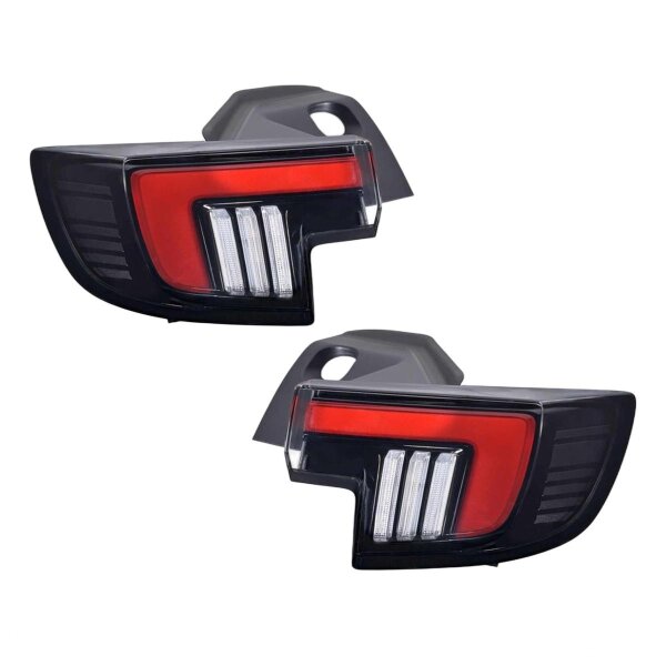 Rear Light Set left right 12 V LED HELLA suitable for OPEL MOKKA