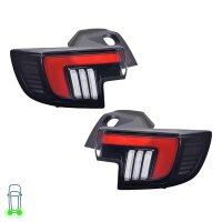 Rear Light Set left right 12 V LED HELLA suitable for...