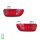 Rear Light Set left 12 V P21/5W PY21W HELLA for e.g. CITROËN C4
