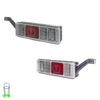 Rear Light Set left right 24 V LED HELLA Light-Expertise...
