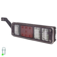 Rear Light Set left right 24 V LED HELLA suitable for various vehicles