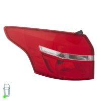 Rear Light Set left right 12 V LED P21W PY21W HELLA for FORD FOCUS