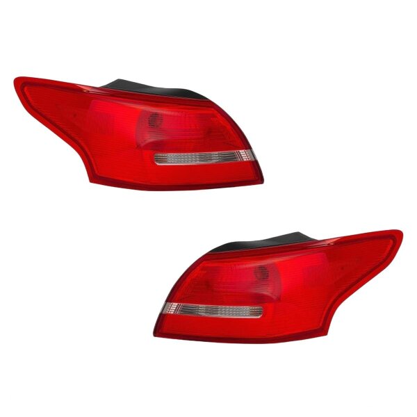 Rückleuchten-Set links rechts P21W PY21W HELLA passend für FORD FOCUS