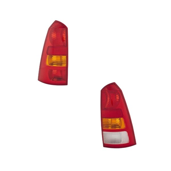 Rear Light Set left right P21W W5W HELLA suitable for FORD FOCUS