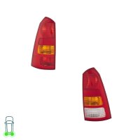 Rear Light Set left right P21W W5W HELLA suitable for...