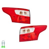 Rear Light Set left right 12 V LED P21W PY21W HELLA for...