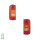 Rear Light Set left right P21/5W P21W HELLA suitable for e.g. VW LT
