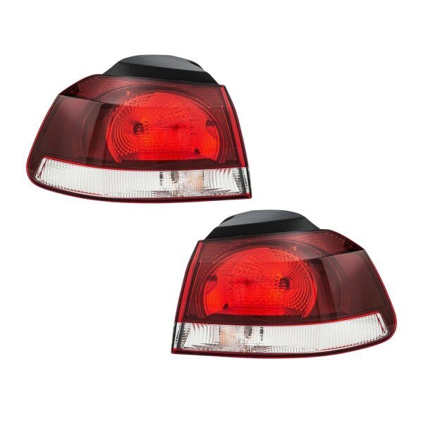 Rear Light Set left right 12 V W16W WY21W HELLA for e.g. VW GOLF
