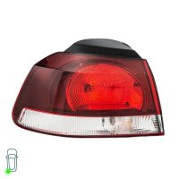 Rear Light Set left right 12 V W16W WY21W HELLA for e.g. VW GOLF