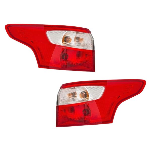 Rückleuchten-Set links/rechts P21W HELLA für Ford Focus III Turnier