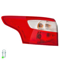 Rückleuchten-Set links rechts 12 V P21W PY21W W5W HELLA für u.a. FORD FOCUS