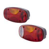 Rear Light Set left right 24 V 12 V R10W P21W HELLA...