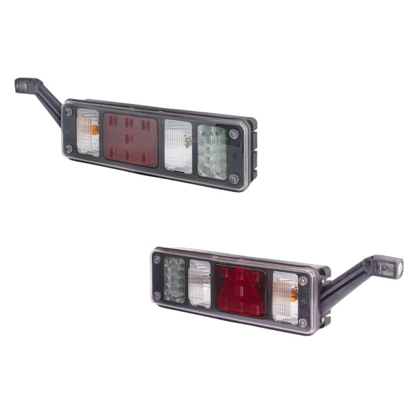 Rear Light Set left right 24 V P21W PY21W LED HELLA suitable for DAF