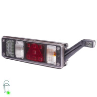 Rear Light Set left right 24 V P21W PY21W LED HELLA suitable for DAF