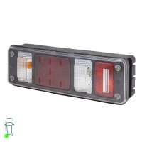 Rear Light Set left right 24 V PY21W LED P21W HELLA suitable for DAF