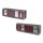Rear Light Set left right 24 V PY21W LED P21W HELLA suitable for DAF