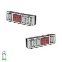Rear Light Set left right 24 V LED HELLA Light-Expertise...