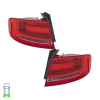 Rear Light Set left right 12 V P21W Bulb technology HELLA...