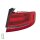 Rear Light Set left right 12 V P21W Bulb technology HELLA for AUDI A4