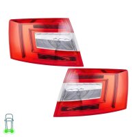 Rear Light Set left right 12 V LED H21W P21W PY21W HELLA...