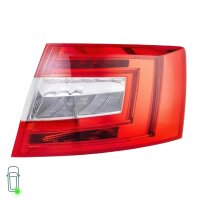 Rear Light Set left right 12 V LED H21W P21W PY21W HELLA for SKODA OCTAVIA