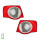 Rear Light Set left right 12 V LED HELLA suitable for VW JETTA
