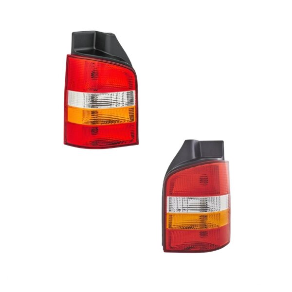 Rear Light Set left right 12 V P21/4W P21W HELLA for e.g. VW TRANSPORTER