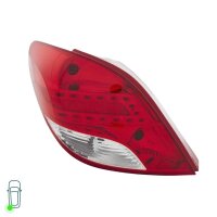 Rückleuchten-Set links rechts 12 V LED P21W PY21W R10W HELLA für PEUGEOT 207