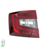 Rückleuchten-Set links rechts P21W PY21W HELLA für SKODA OCTAVIA