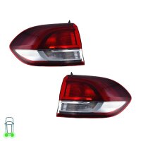 Rear Light Set left right 12 V P21W HELLA for RENAULT...