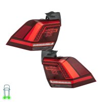 Rear Light Set left right 12 V LED HELLA suitable for...
