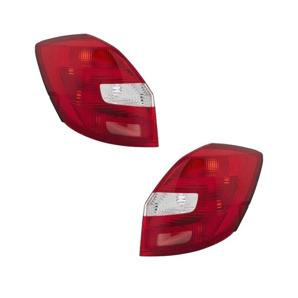 Rückleuchten-Set links/rechts W5W HELLA für Skoda Fabia II (542)