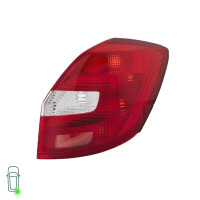 Rear Light Set left right P21W PY21W W5W HELLA for e.g. SKODA FABIA