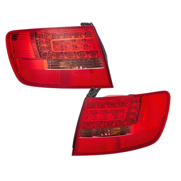 Rear Light Set left right 12 V LED PY21W HELLA for e.g. AUDI A6