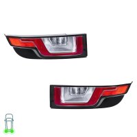 Rear Light Set left right 12 V LED W16W HELLA for LAND...