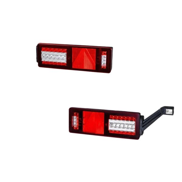 Rear Light Set left right 24 V LED HELLA suitable for various vehicles