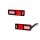 Rear Light Set left right 24 V LED HELLA suitable for various vehicles