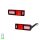 Rear Light Set left right 24 V LED HELLA suitable for various vehicles