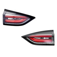 Rear Light Set left right 12 V 24 V LED W16W HELLA for...