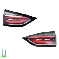 Rear Light Set left right 12 V 24 V LED W16W HELLA for...