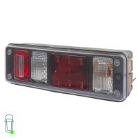 Rear Light Set left right 24 V LED P21W PY21W HELLA suitable for DAF
