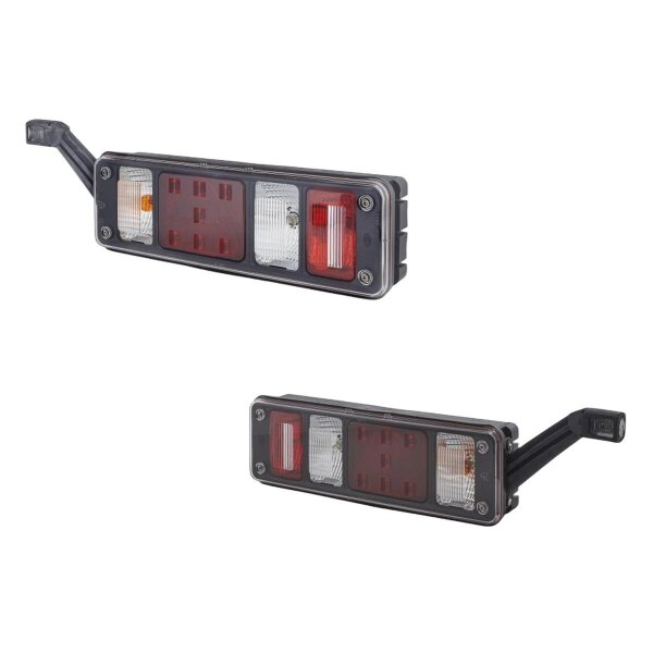 Rear Light Set left right 24 V P21W PY21W LED HELLA for various vehicles